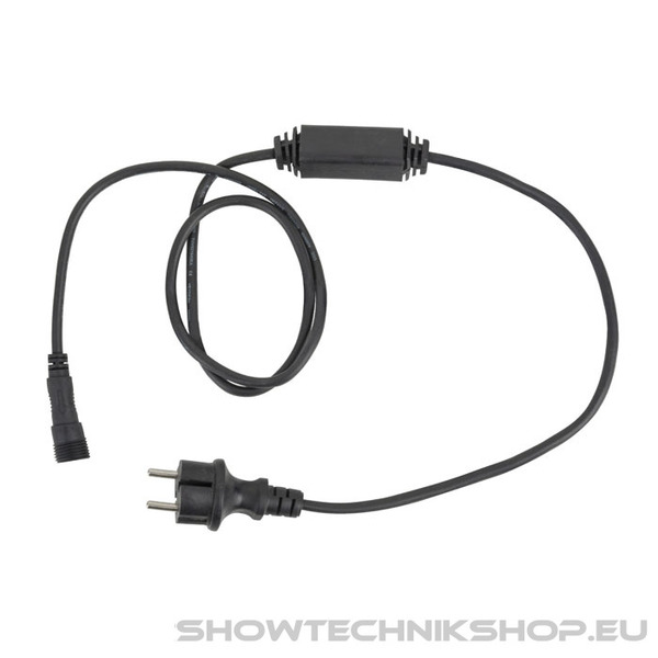 Showtec Power Cable for LED String / Icicle Schwarz - Schuko-Stecker