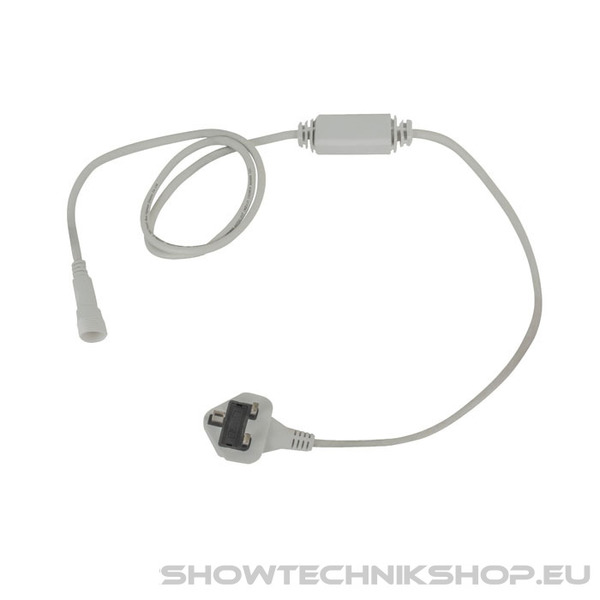 Showtec Power Cable for LED String / Icicle Weiß - BS13-Stecker (UK)