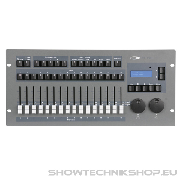 Showtec SM-16/2 FX Lichtpult mit 32 Kanälen und Shape Engine