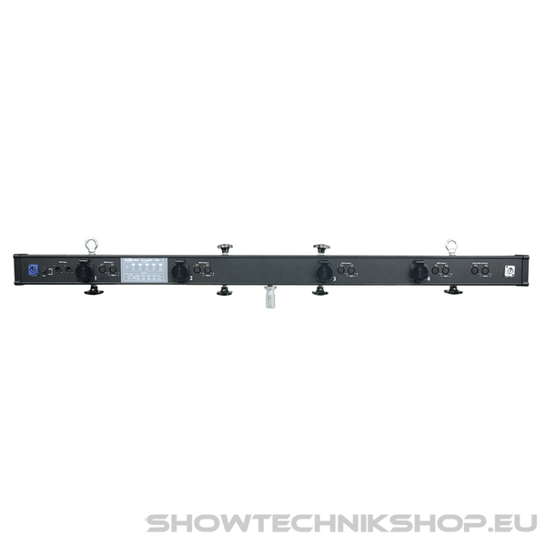Showtec DMX Booster Bar 4 DMX Booster mit 4 Kanälen und 3- & 5-poligen XLR-Anschlüssen