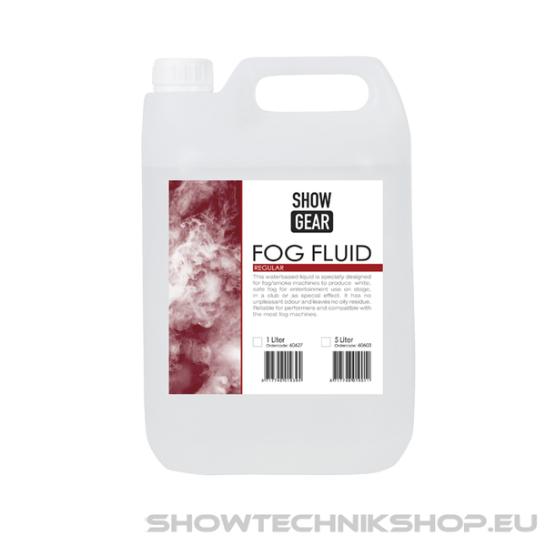 Showgear Fog Fluid Regular 5 Liter - wasserbasiert