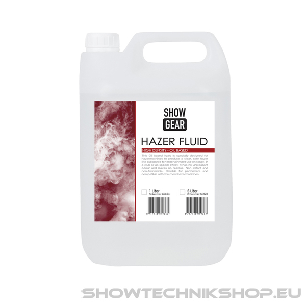 Showgear Hazer Fluid 5 Liter - auf Ölbasis