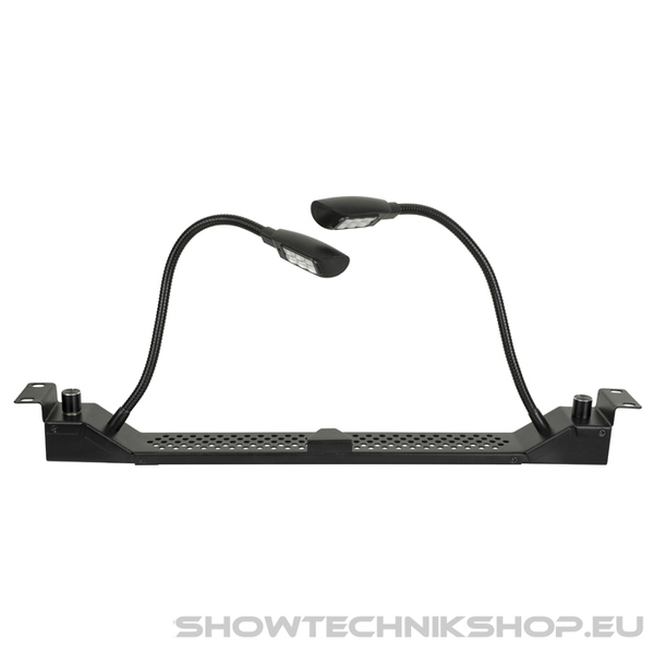 Showgear 19" 2-way Rack Light Individuell dimmbare mehrfarbige RGB-Gooselights