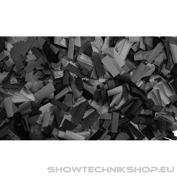 Showgear Confetti - Rectangle Schwarz, 55 x 17 mm, 1 kg, feuerhemmend und biologisch abbaubar