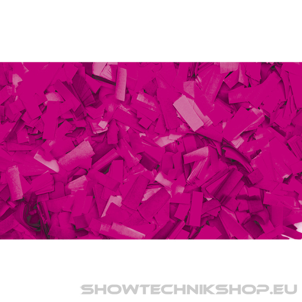 Showgear Neon Confetti - Rectangle Fluorpink, 55 x 17 mm, 1 kg, flammfest