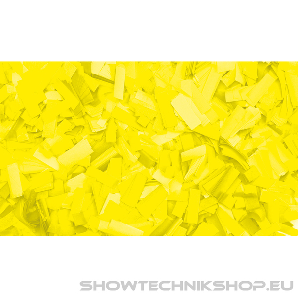 Showgear Neon Confetti - Rectangle Fluorgelb, 55 x 17 mm, 1 kg, flammfest
