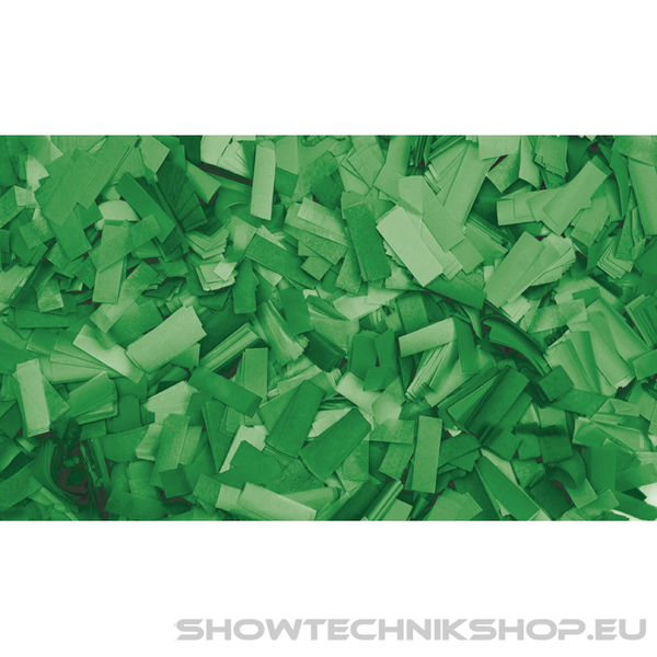 Showgear Confetti - Rectangle Grün, 55 x 17 mm, 1 kg, feuerhemmend und biologisch abbaubar