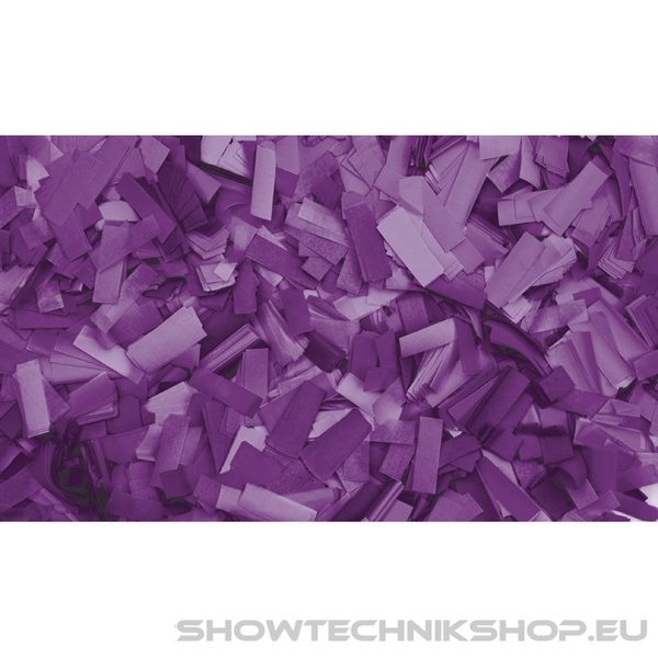 Showgear Confetti - Rectangle Lila, 55 x 17 mm, 1 kg, feuerhemmend und biologisch abbaubar