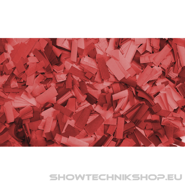 Showgear Confetti - Rectangle Rot, 55 x 17 mm, 1 kg, feuerhemmend und biologisch abbaubar