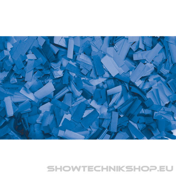 Showgear Confetti - Rectangle Blau, 55 x 17 mm, 1 kg, feuerhemmend und biologisch abbaubar