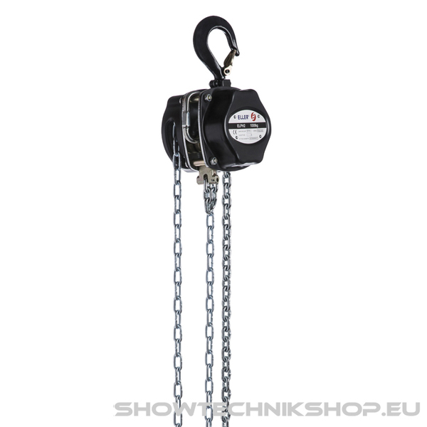 Eller PH2 Manual Chain Hoist 250 kg Hubhöhe 8 m – Keine Überladungsschutz