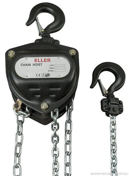 Eller Manual Chain Hoist 1000 kg Hubhöhe: 10 m