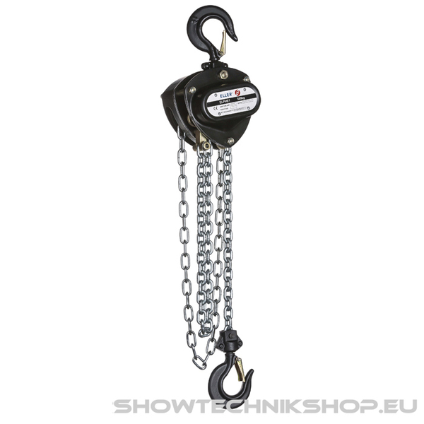 Eller PHE1 Manual Chain Hoist 1000 kg Hubhöhe 12 m – Keine Überladungssicherung