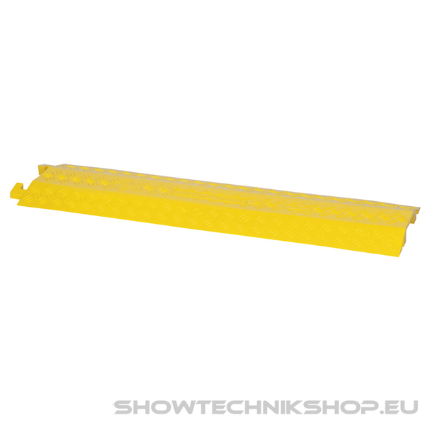 Showgear Cable Cover 4 With 1 Channel, Yellow ABS