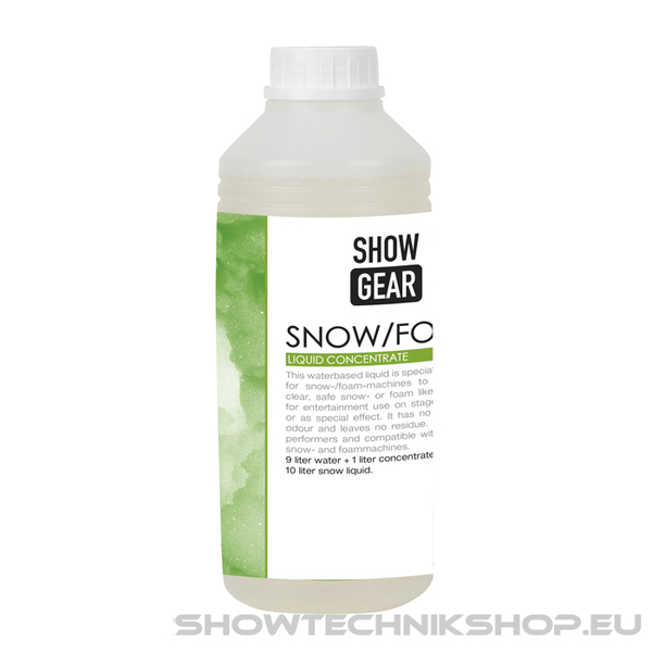 Showgear Snow/Foam Concentrate 1 litre 1 Liter - wasserbasiert