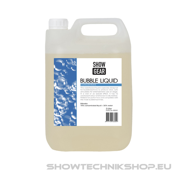 Showgear Bubble Liquid 5 Liter - Konzentrat