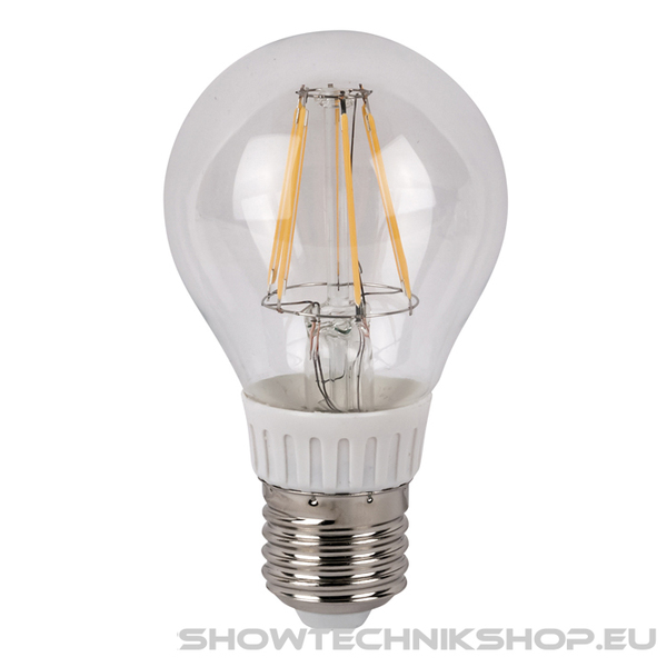 Showgear LED Bulb Clear WW E27 6W, dimmbar