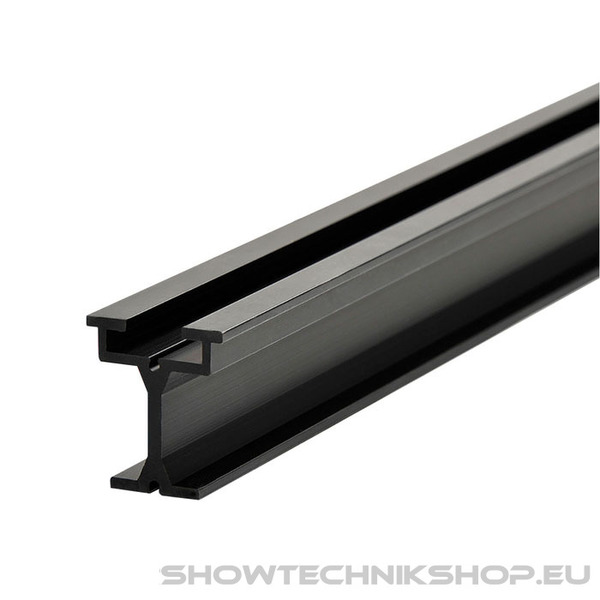 Wentex Eurotrack - Rail, Black 200 cm length - black (anodised)