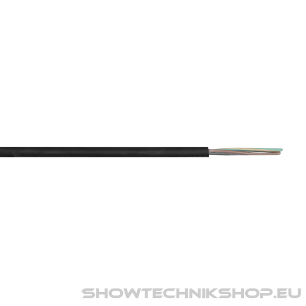 DAP Lineax Neoprene Cable, Black pro m/4 x 1.5 mm2