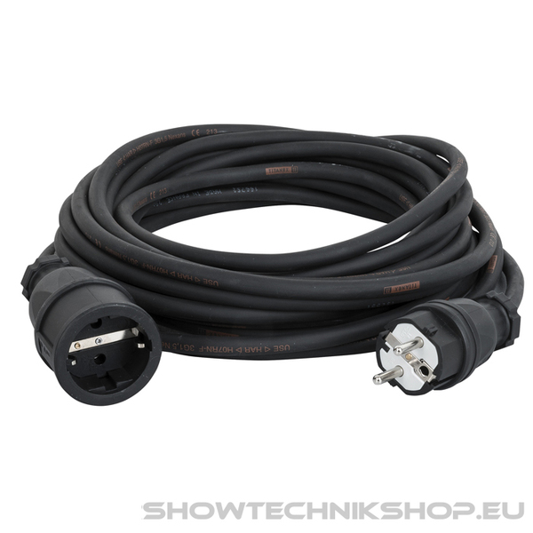 DAP Ext. Cable Schuko/Schuko Titanex with PCE 3x 1.5 mm² 10 m