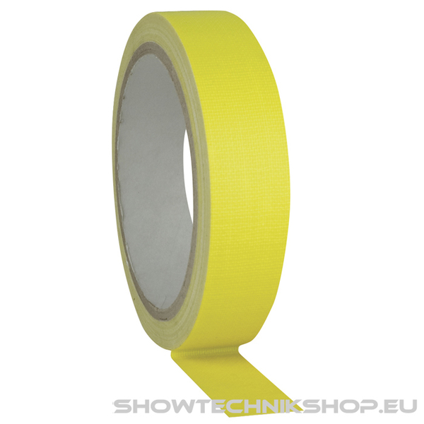 Showgear Gaffa Tape Neon Yellow 19 mm / 25 m