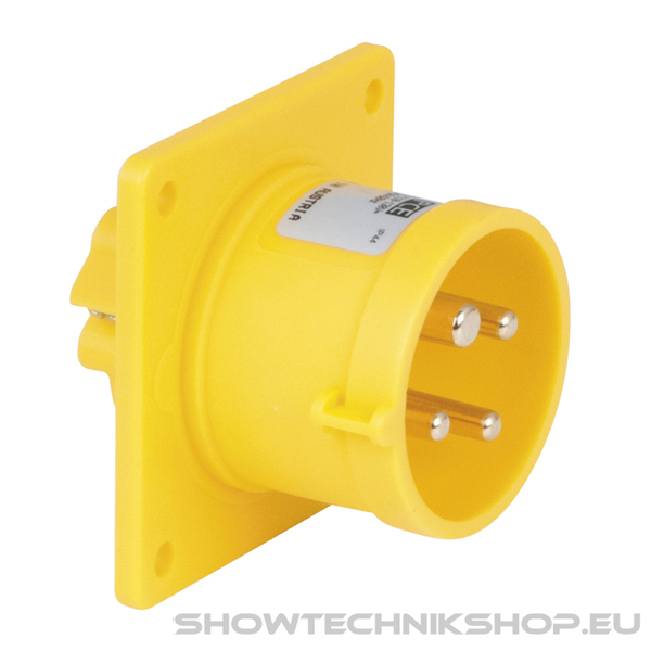 PCE CEE 16 A/110 V 4P Socket - male - yellow Gelb - IP44