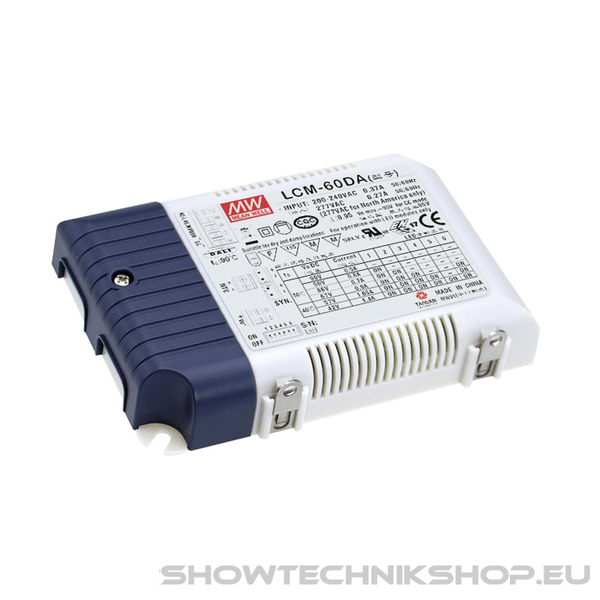 Meanwell LED Driver Universal MEAN WELL LCM-60DA - 60 W