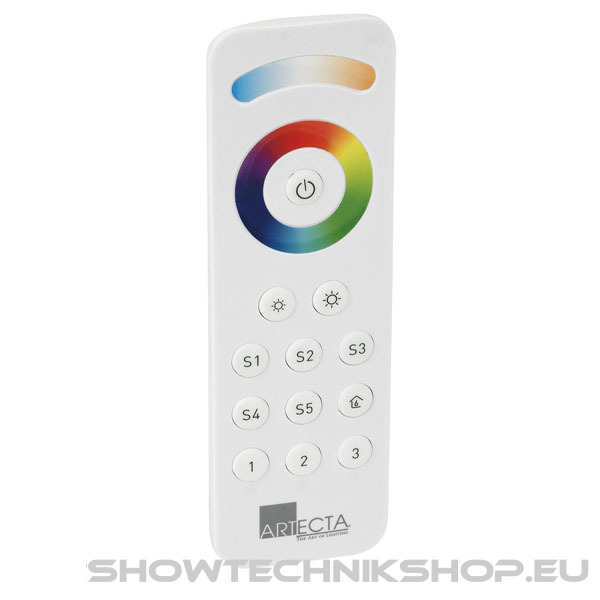 Artecta RGB+CCT Handheld Remote RF- und Bluetooth-Konnektivität