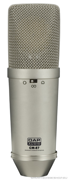 DAP CM-87 FET-Großmembran-Kondensatormikrofon für Studioaufnahmen