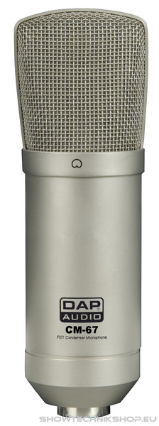 DAP CM-67 FET-Großmembran-Kondensatormikrofon für Studioaufnahmen
