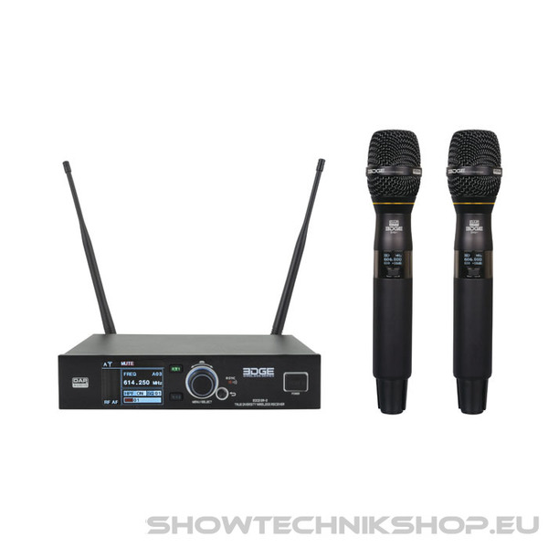 DAP EDGE EHS-2 Kabelloses Doppel-Handmikrofon-Set - 610-670 MHz
