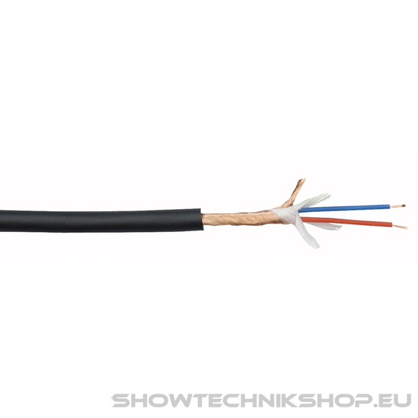 DAP MC-216 Schwarzes Mic/Line-Kabel - 100-m-Rolle
