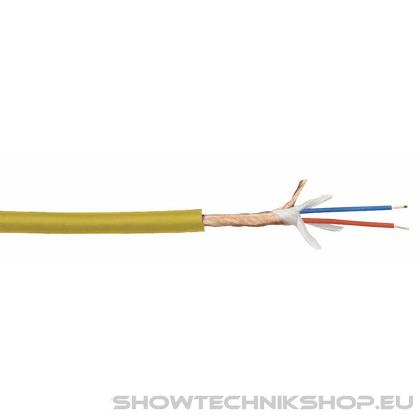 DAP MC-216 Gelbes Mic/Line-Kabel - 100-m-Rolle
