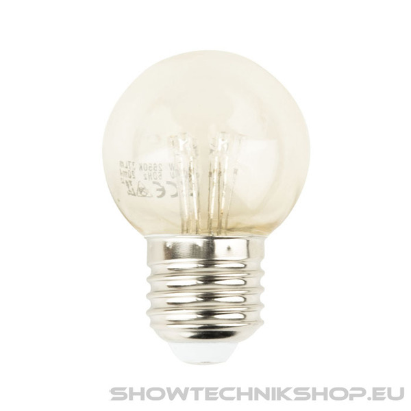 Showgear G45 Diode Bulb E27 1 W - warmweiß, 2200 K - nicht dimmbar