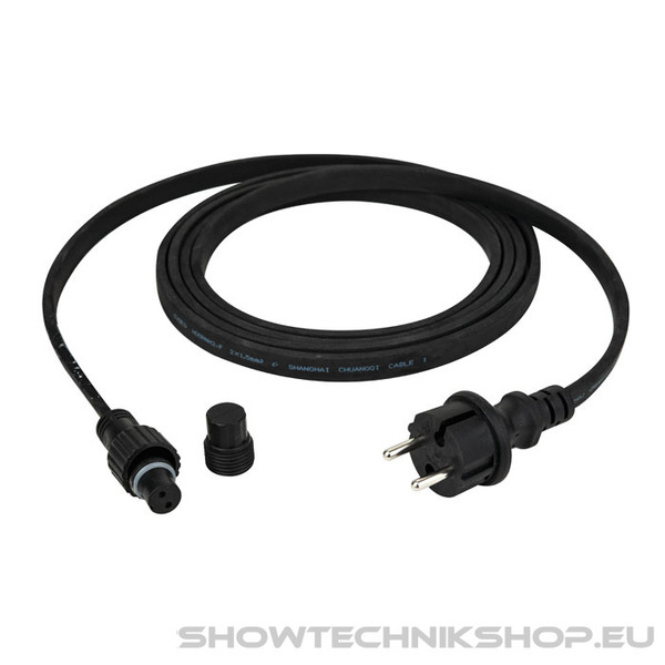 Showgear Power Cable for Festoon Light E27 Schwarz - 3 m