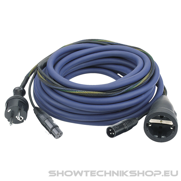DAP FP09 - Schuko/XLR F - Schuko/XLR M - Audio / Power AUDIO Strom- und Signalkabel - 10m