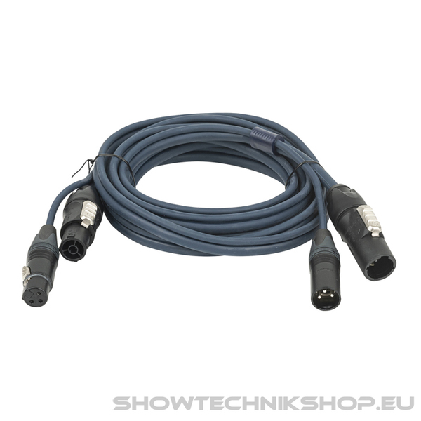 DAP FP-13 Hybrid Cable - powerCON TRUE1 & 3-pin XLR - DMX / Power DMX & Strom - 10 m