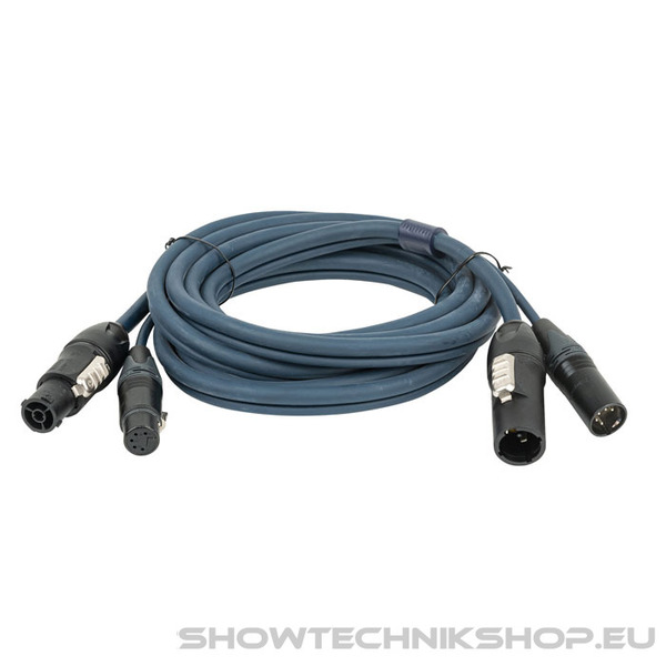 DAP FP-14 Hybrid Cable - powerCON TRUE1 & 5-pin XLR - DMX / Power DMX & Strom - 15 m