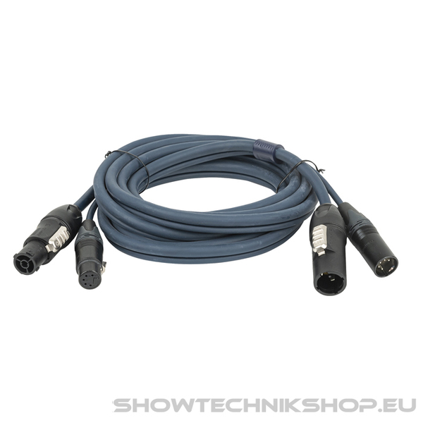DAP FP-14 Hybrid Cable - powerCON TRUE1 & 5-pin XLR - DMX / Power DMX & Strom - 150 cm