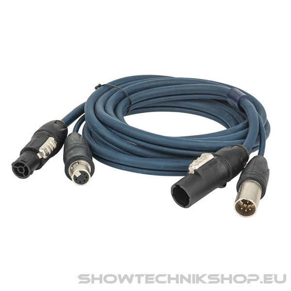 DAP FP-16 Hybrid Cable - powerCON TRUE1 & 5-pin XLR IP - DMX / Power DMX & Strom - 15 m